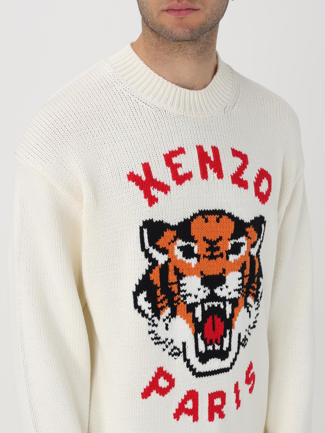 KENZO PULL: Pull homme Kenzo, Blanc - Img 5