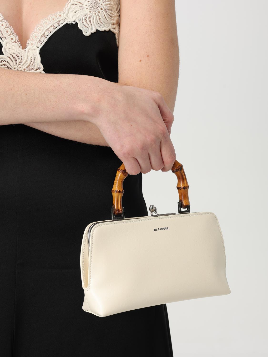 JIL SANDER MINI BAG: Shoulder bag woman Jil Sander, Ivory - Img 2