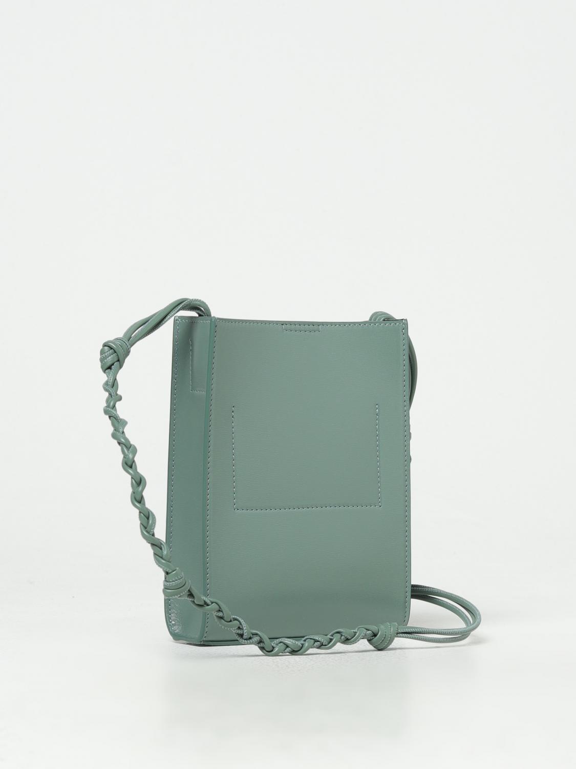 JIL SANDER: Shoulder bag woman - Green | Jil Sander mini bag
