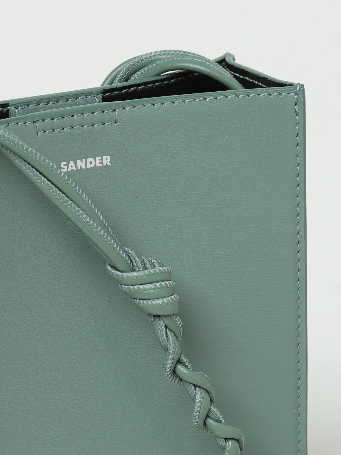 JIL SANDER: Shoulder bag woman - Green | Jil Sander mini bag