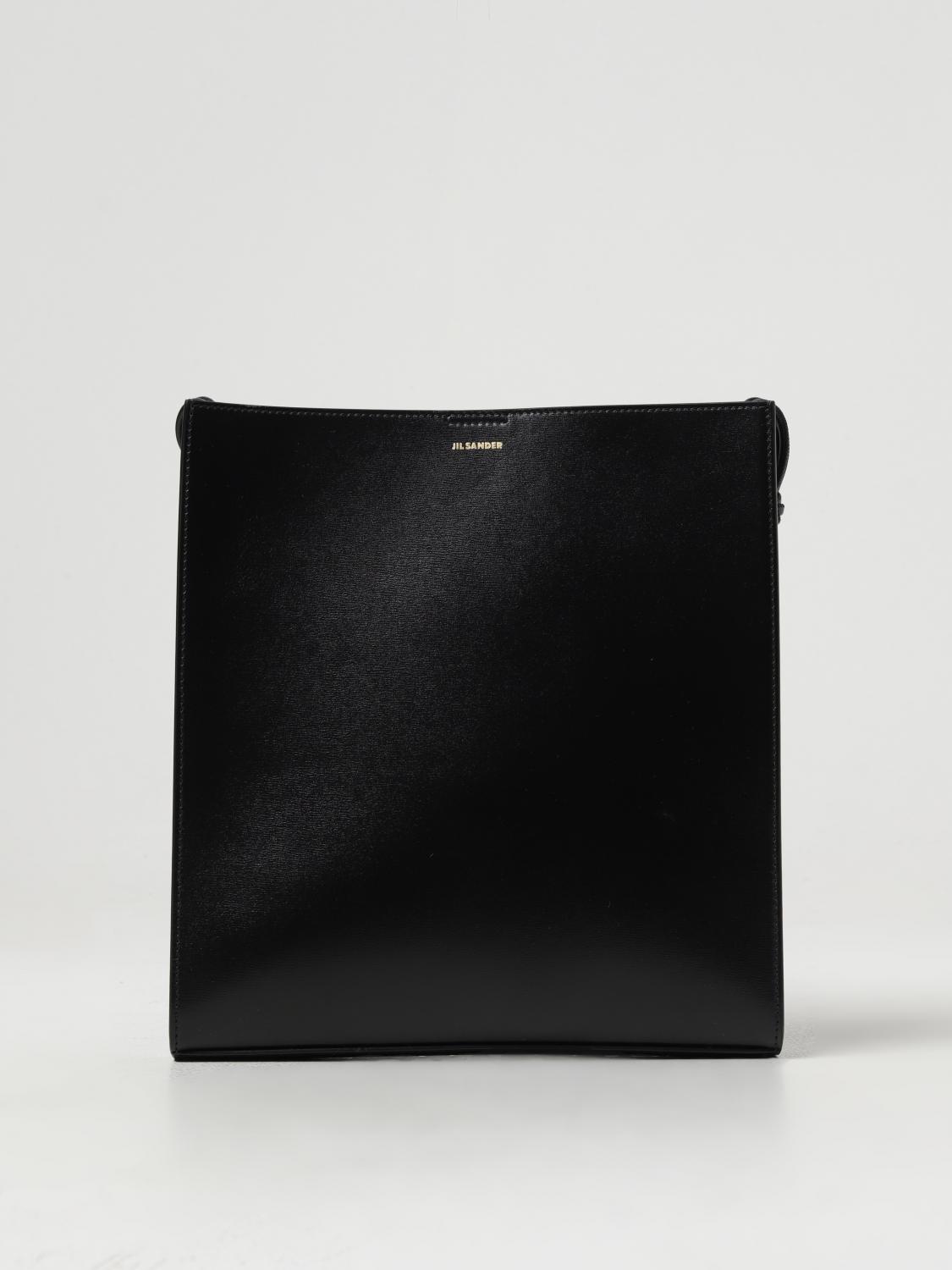 JIL SANDER BORSA A SPALLA: Borsa Tangle Jil Sander in pelle , Nero - Img 1