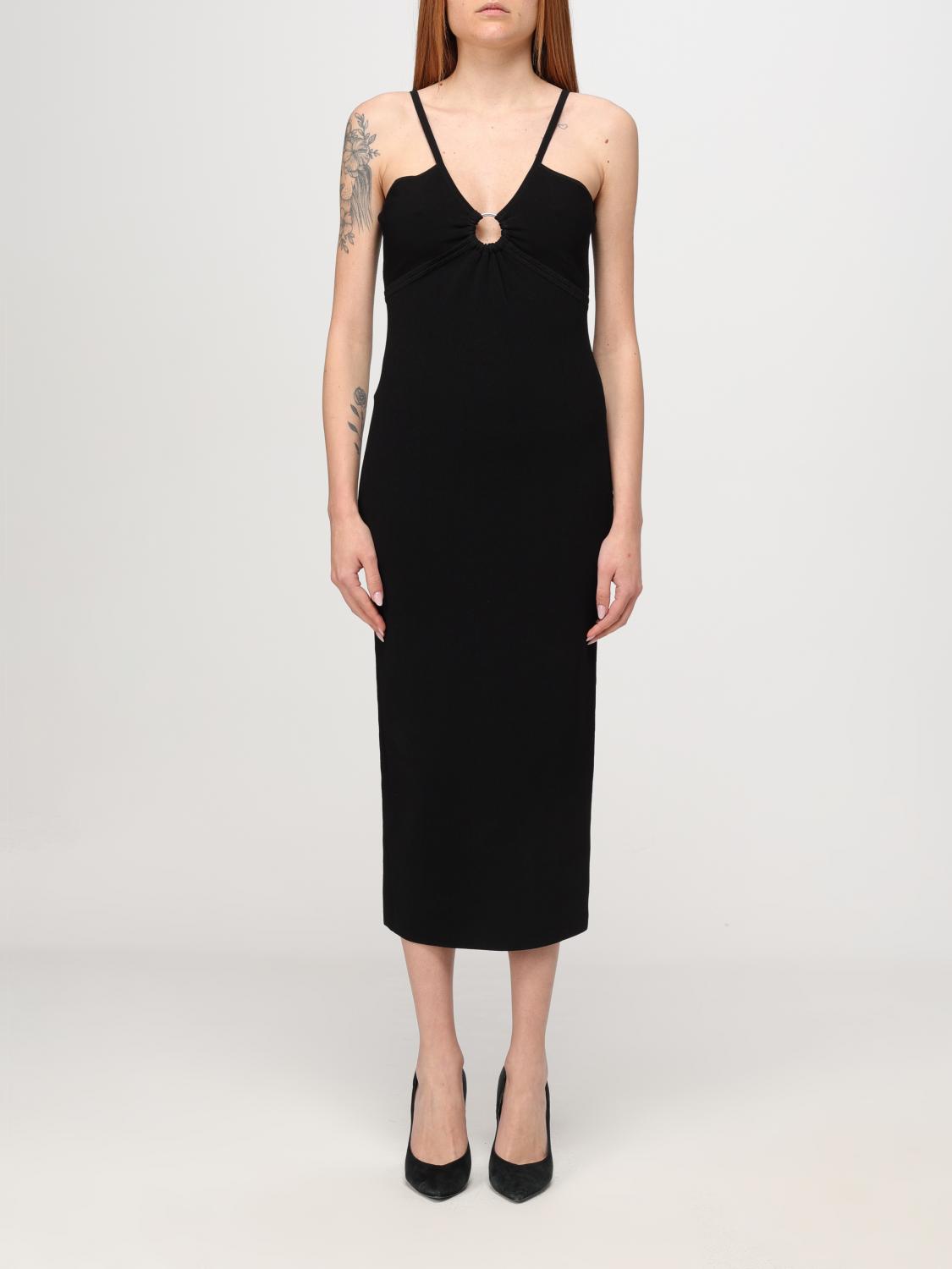 ワンピース Michael Kors Woman Dress Black MS4822X33D 001 Michael Kors Outlet: Dress woman - Black | Michael Kors