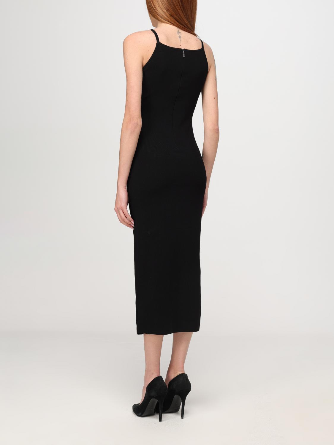 ワンピース Michael Kors Woman Dress Black MS4822X33D 001 Michael Kors Outlet: Dress woman - Black | Michael Kors