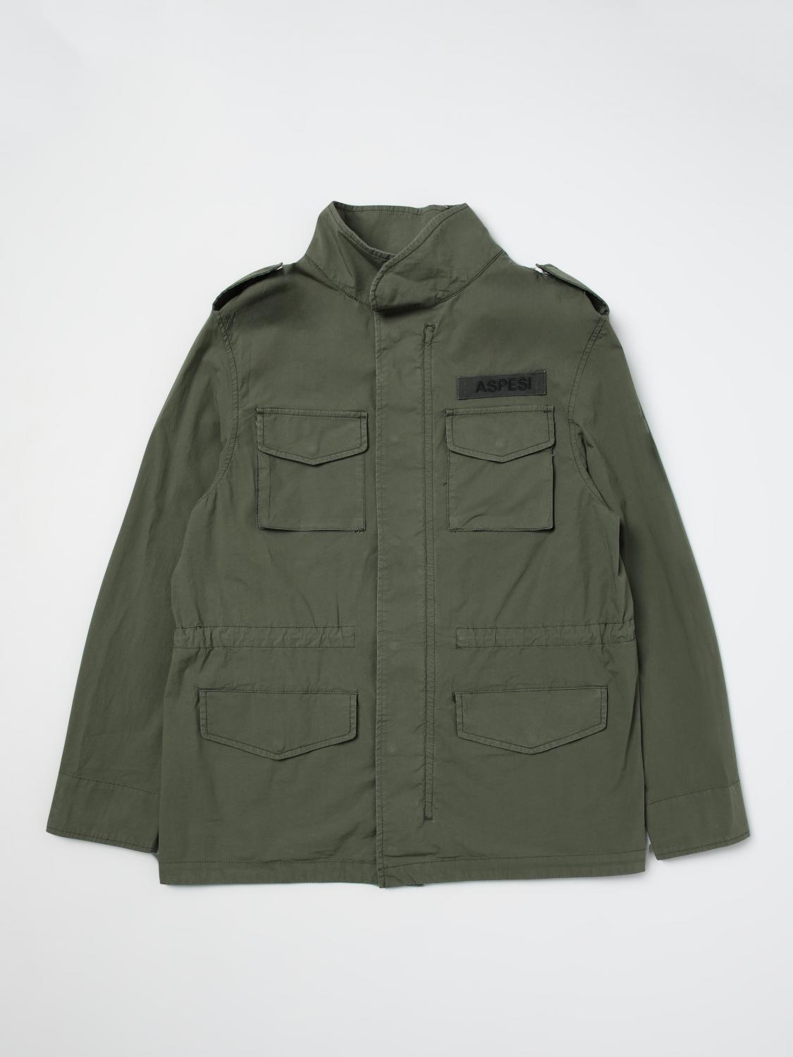 ASPESI JACKET: Jacket kids Aspesi, Military - Img 1
