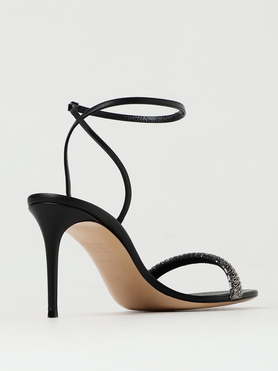 CASADEI HEELED SANDALS: Shoes woman Casadei, Black - Img 3