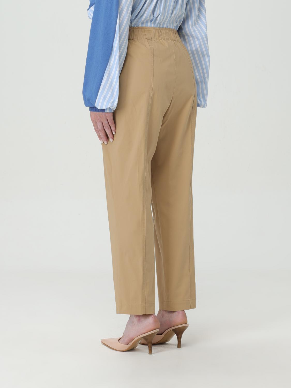 SEMICOUTURE PANTALONES: Pantalón mujer Semicouture, Avellana - Img 2