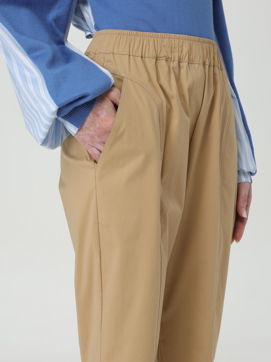 SEMICOUTURE PANTALONES: Pantalón mujer Semicouture, Avellana - Img 3