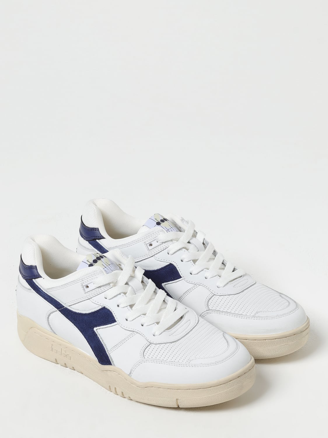 DIADORA HERITAGE SNEAKERS: Sneakers B.560 Diadora Heritage in pelle used e mesh, Bianco 2 - Img 2