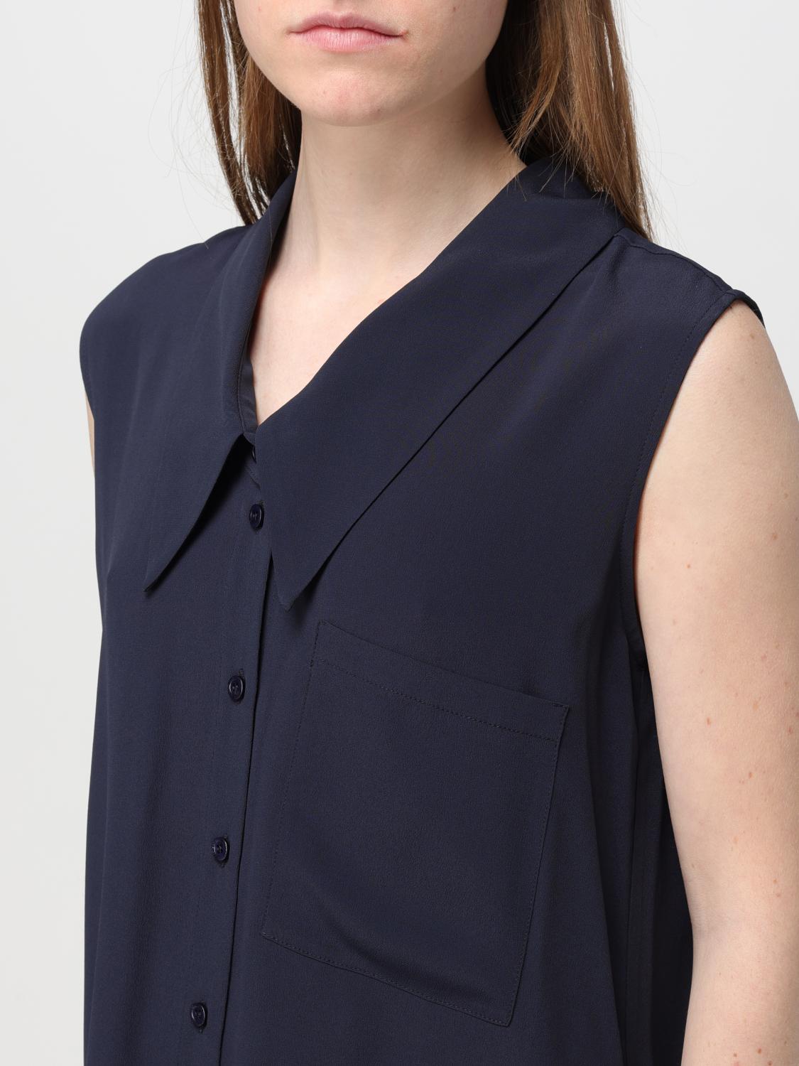 MEIMEIJ HEMDBLUSE: Hemdbluse damen Meimeij, Blau - Img 3