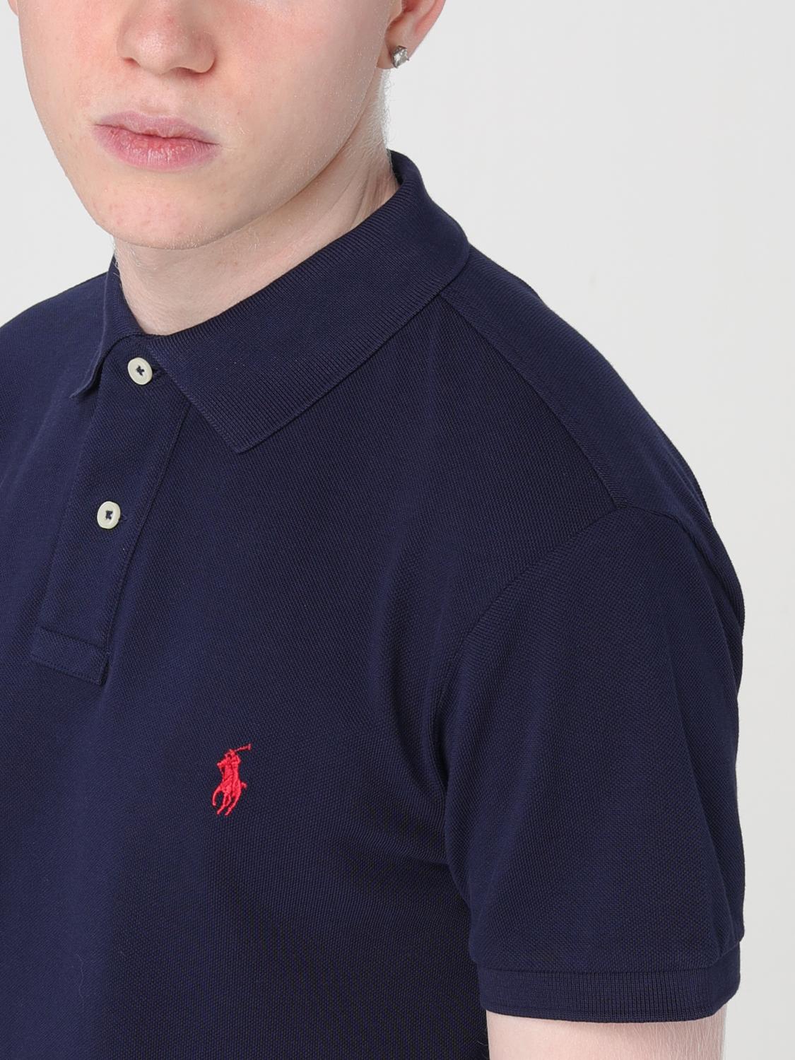 Polo Ralph Lauren Polo shirt men - Blue | 710795080007 | GIGLIO.COM