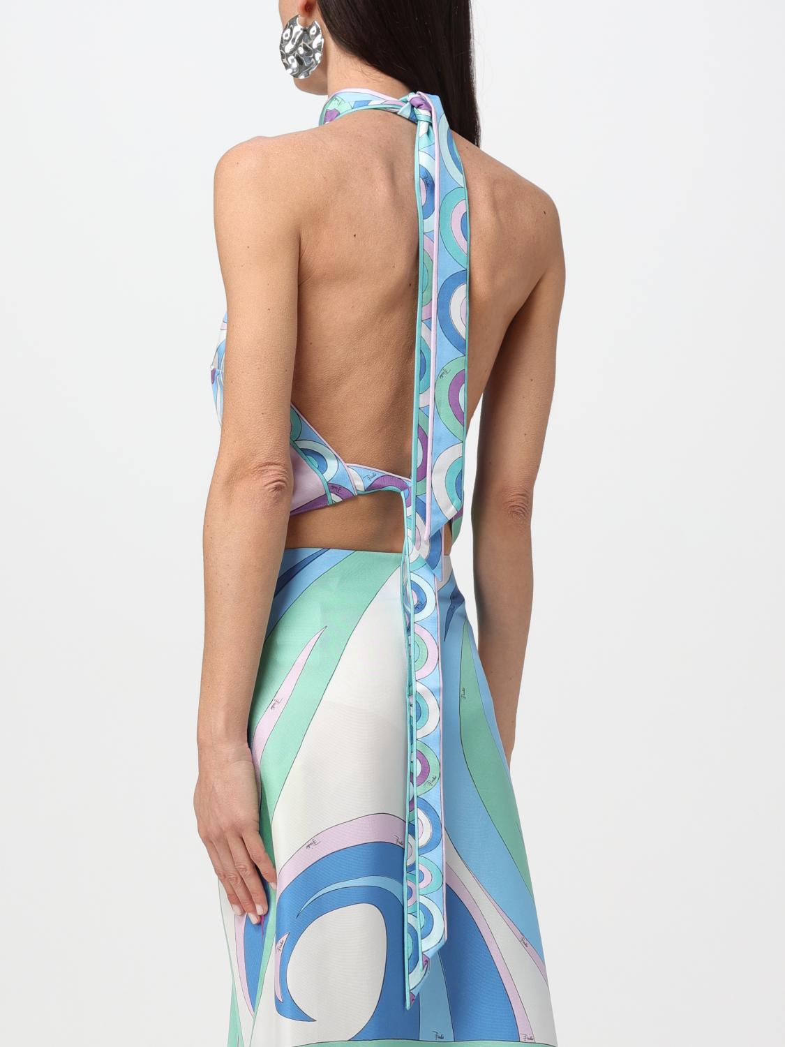 Pucci Top woman - Gnawed Blue | 4HRM034H781 | GIGLIO.COM