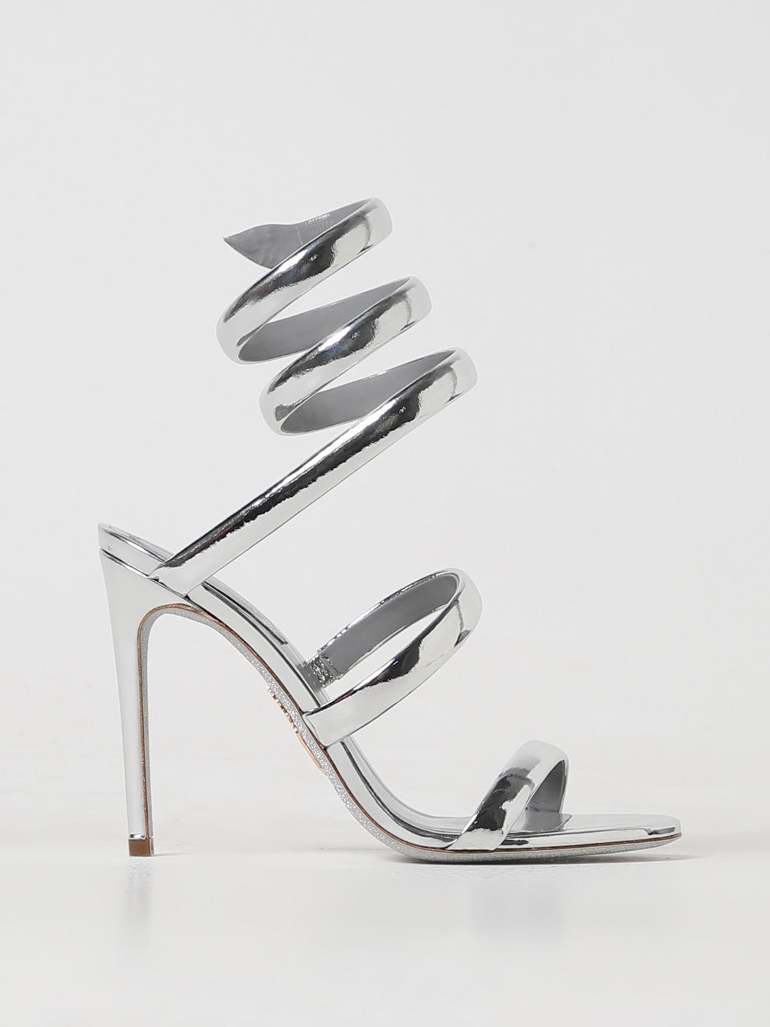 Rene Caovilla Shoes woman - Silver | C118651050001L001 | GIGLIO.COM