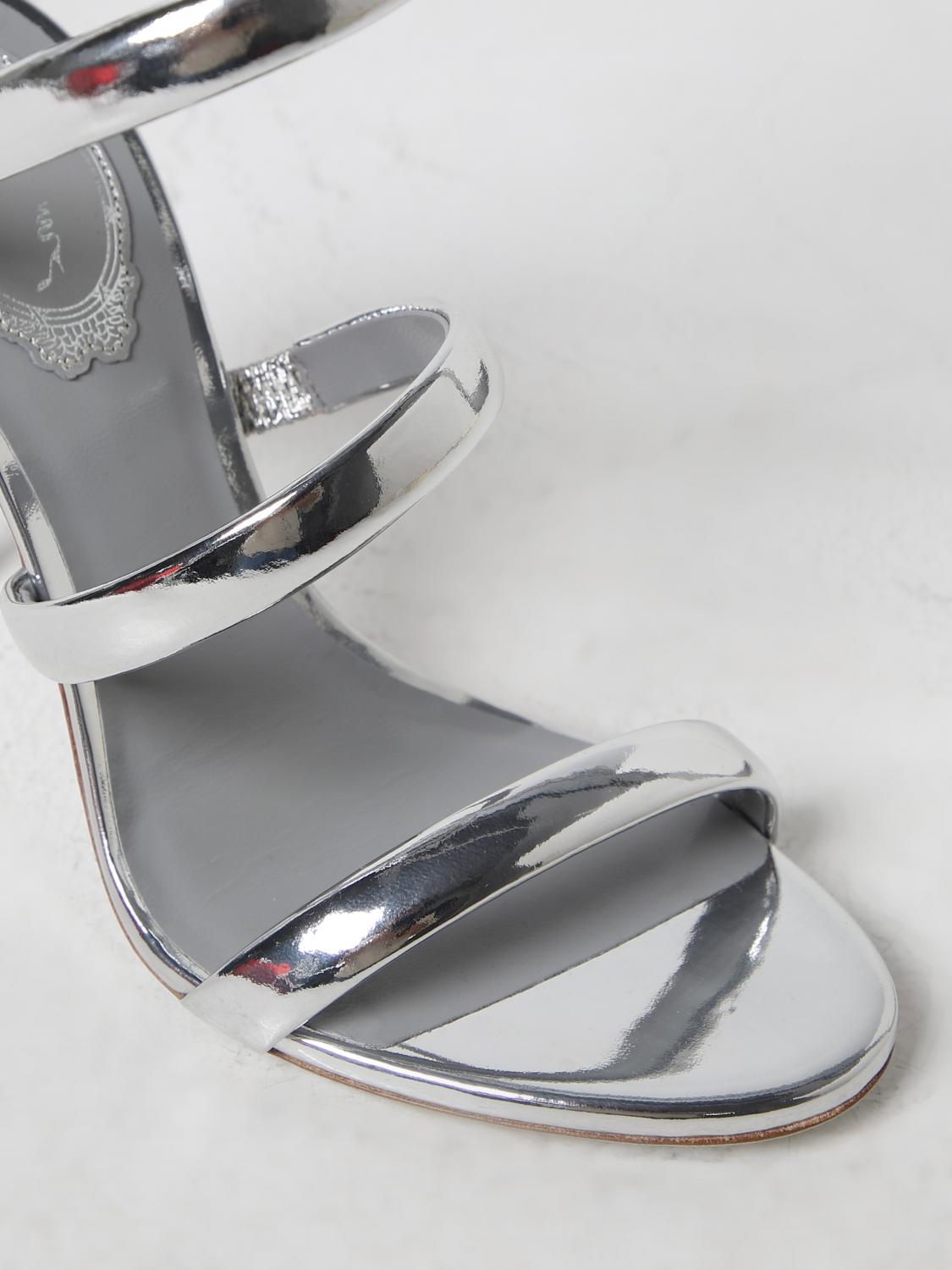 Rene Caovilla Shoes woman - Silver | C118651050001L001 | GIGLIO.COM