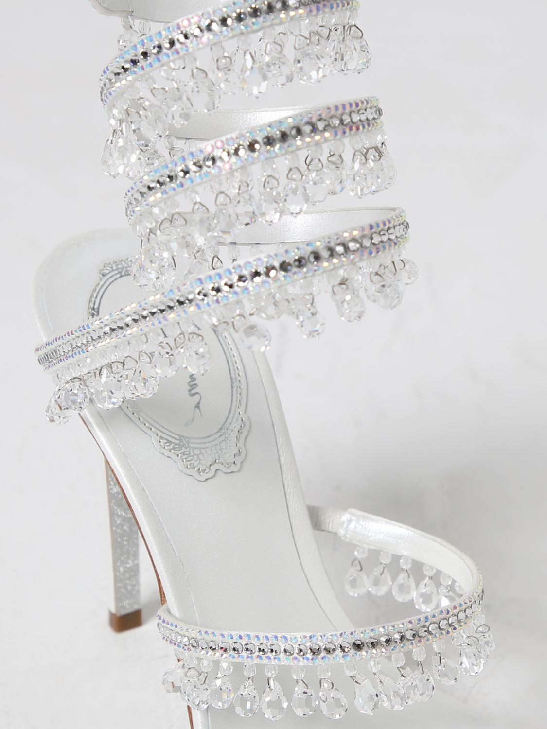 Rene Caovilla Shoes woman - Silver | C10182105R001CYTS | GIGLIO.COM