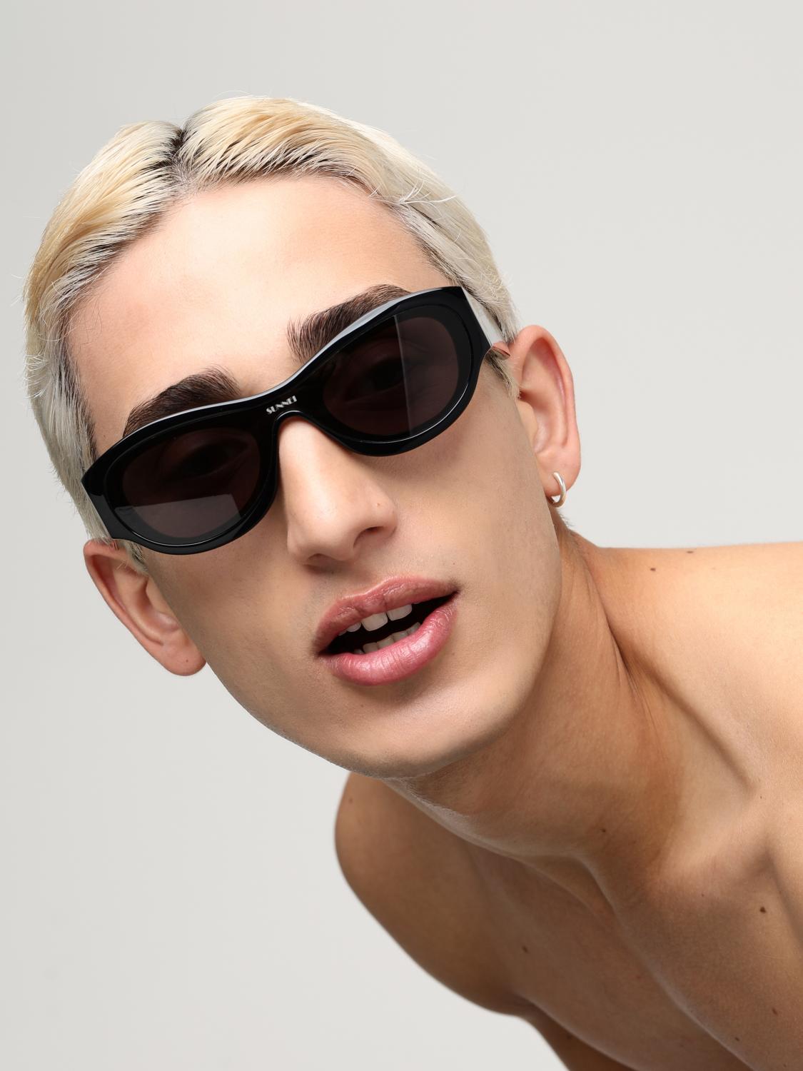 SUNNEI: Sunglasses men - Black | Sunnei sunglasses