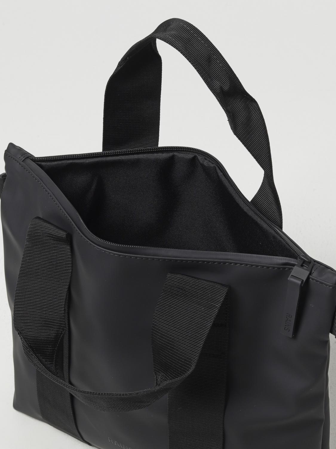 RAINS TRAGETASCHE: Schultertasche damen Rains, Schwarz - Img 4