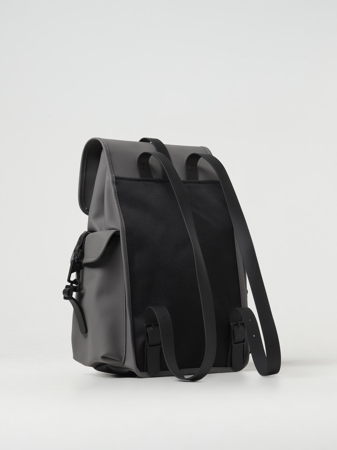 RAINS ZAINO: Zaino Rucksack Cargo Rains in tessuto gommato, Grigio - Img 2