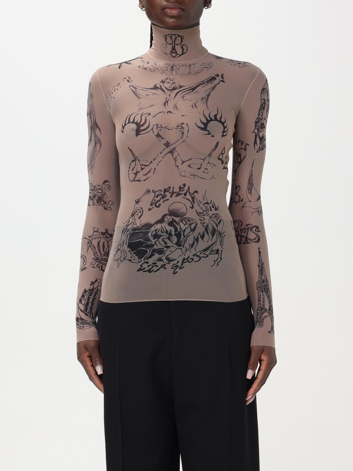 BALENCIAGA - BALENCIAGAトップス38 BALENCIAGA】【トップス】バレンシアガ『半袖ボタンダウンシャツ