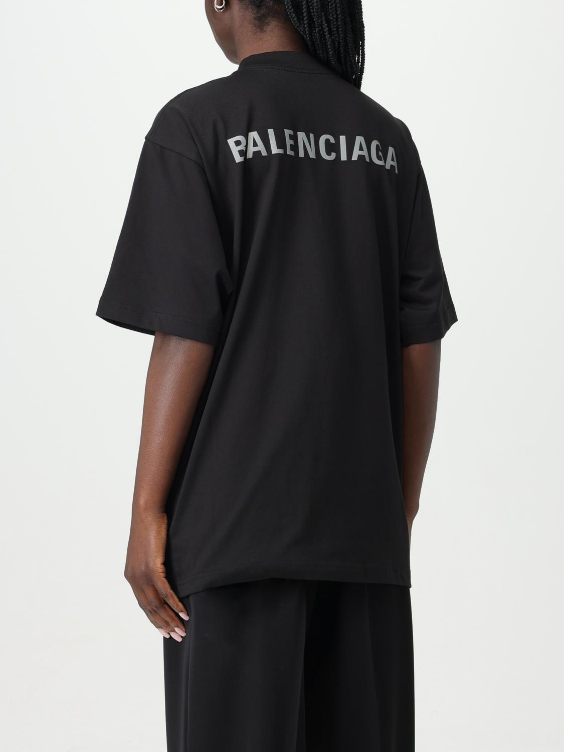 Balenciaga T-shirt woman - Black | 764235 TQVN1 | GIGLIO.COM