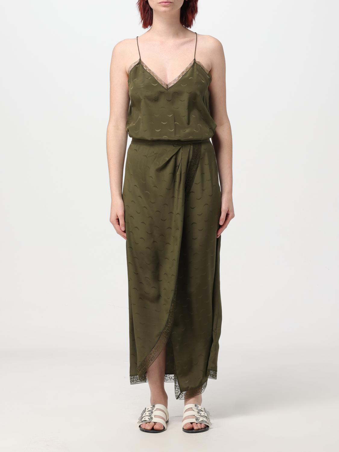 Zadig & Voltaire Dress woman - Military | WWDR01333 | GIGLIO.COM