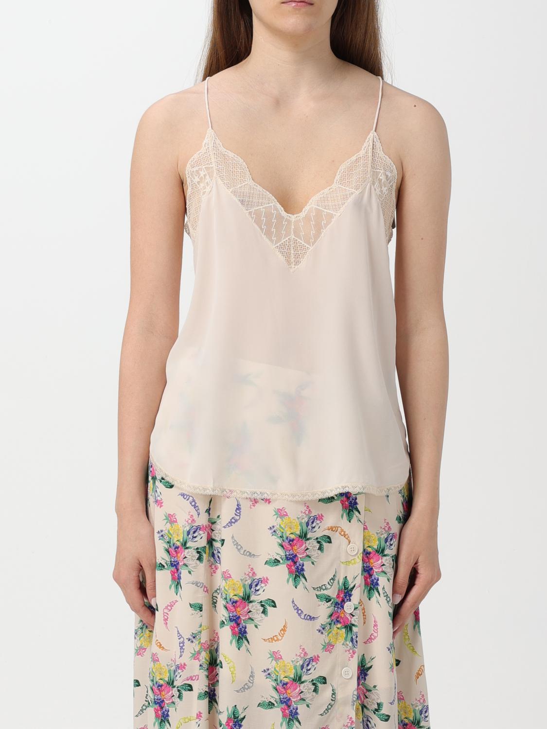 Top femme Zadig & Voltaire - Jaune Crème