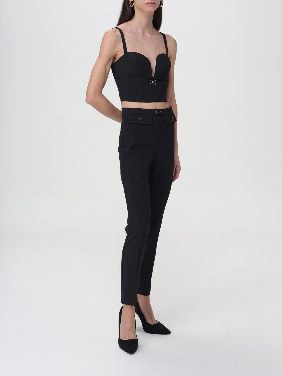Elisabetta Franchi Top woman - Black | TO009 | GIGLIO.COM