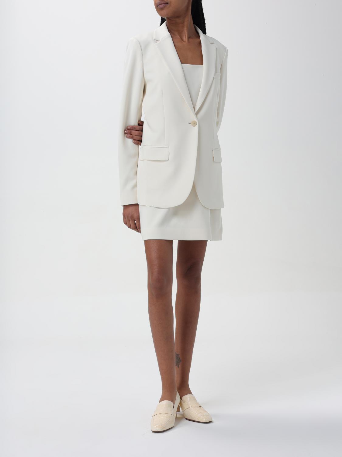 THEORY AMERICANA: Americana mujer Theory, Marfil - Img 2