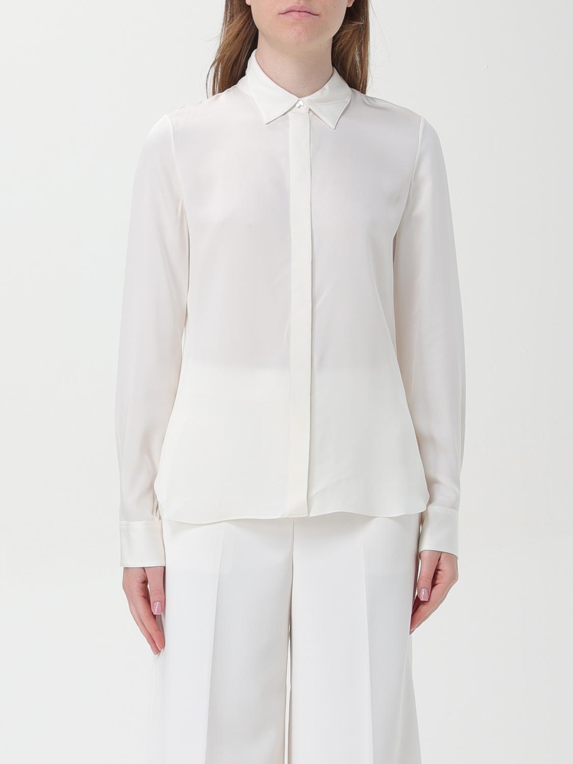 THEORY CAMICIA: Camicia Theory in seta , Bianco - Img 1