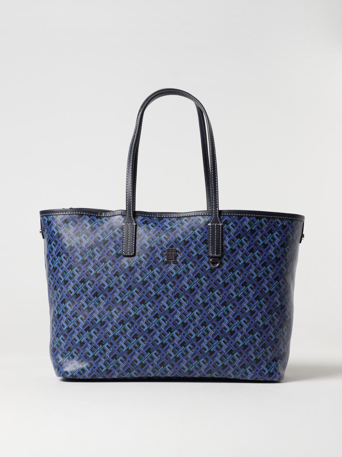 Sac Tommy Hilfiger Femme Bleu TOMMY HILFIGER: Sac Porté épaule