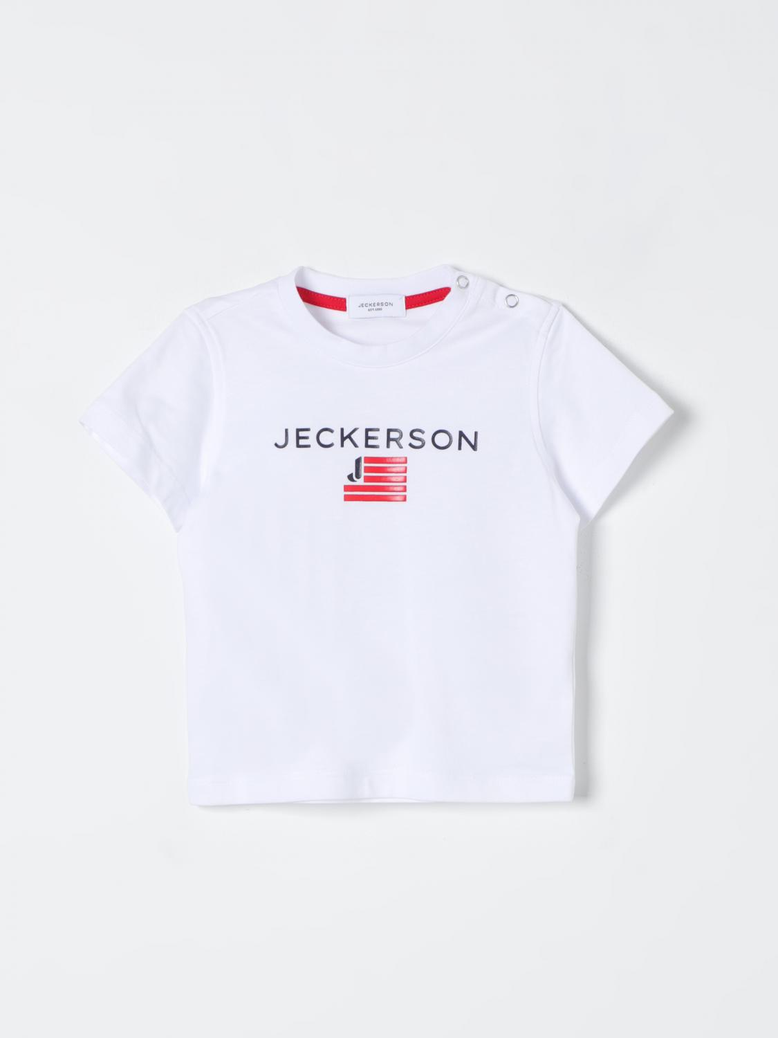 JECKERSON: T-shirt bambino Bianco T-Shirt Jeckerson JN4025