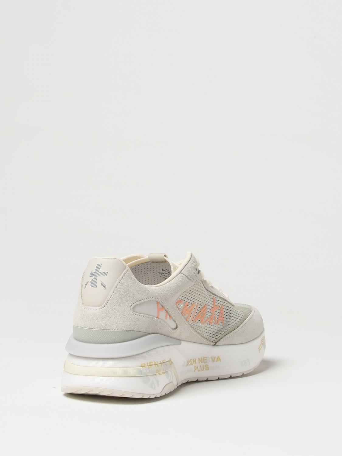 PREMIATA BASKETS: Baskets Moerun Premiata en daim et mesh, Beige - Img 3