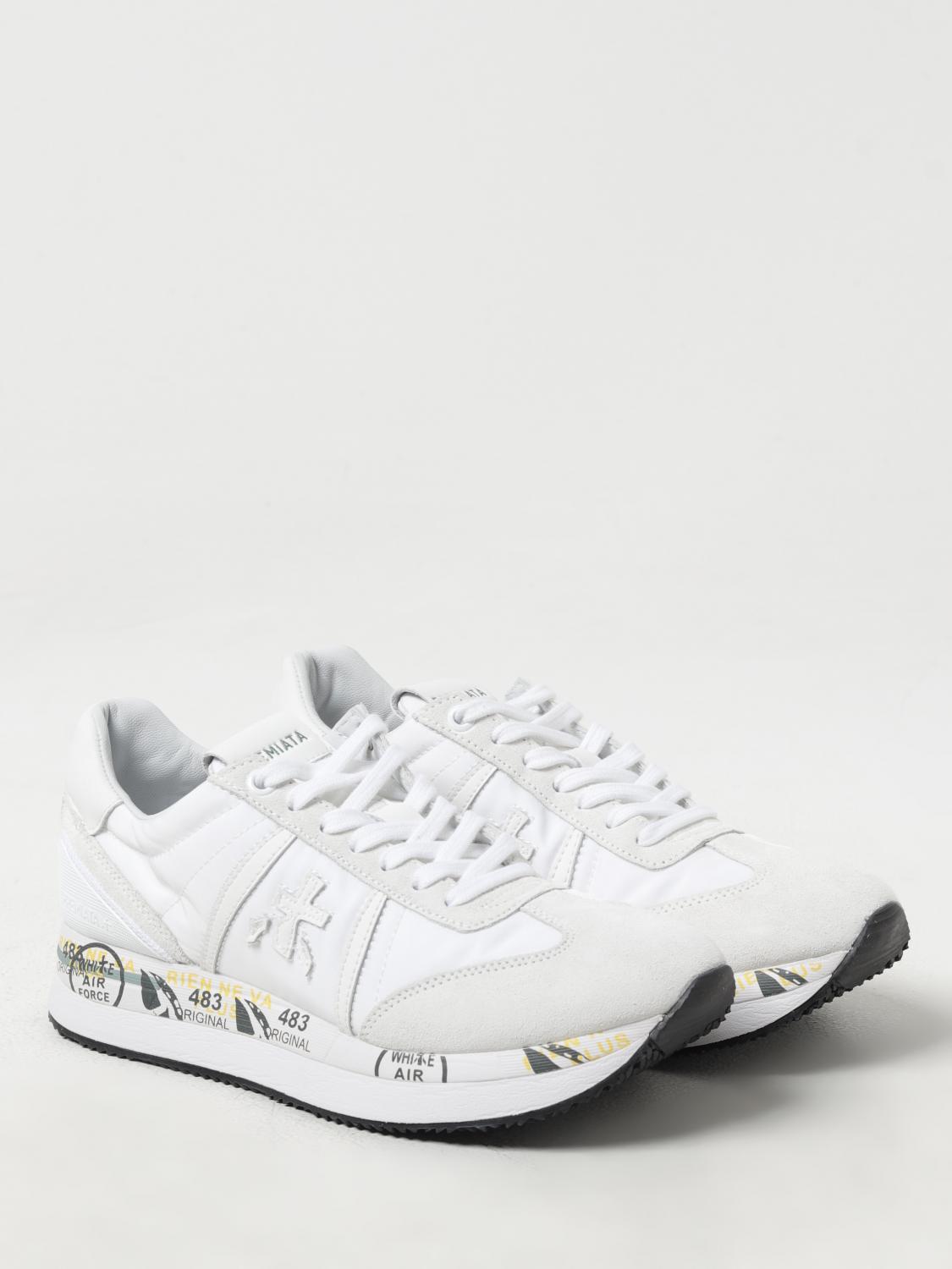 PREMIATA BASKETS: Baskets femme Premiata, Blanc 1 - Img 2