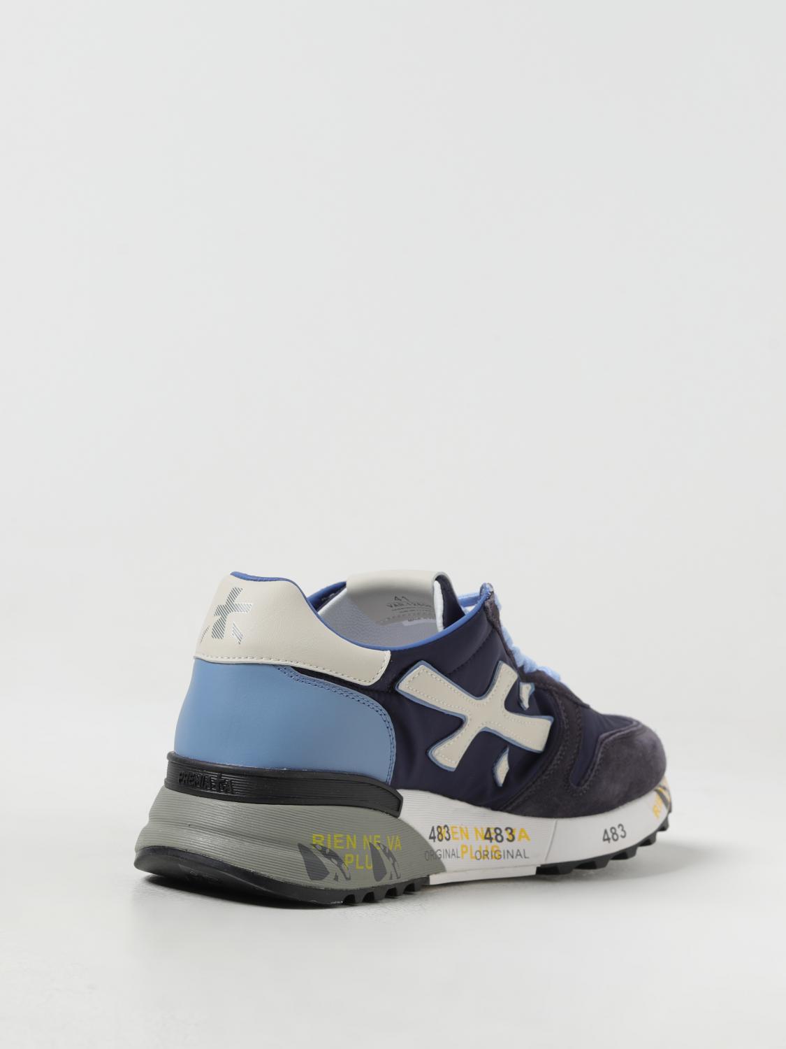 PREMIATA BASKETS: Baskets homme Premiata, Bleu 1 - Img 3
