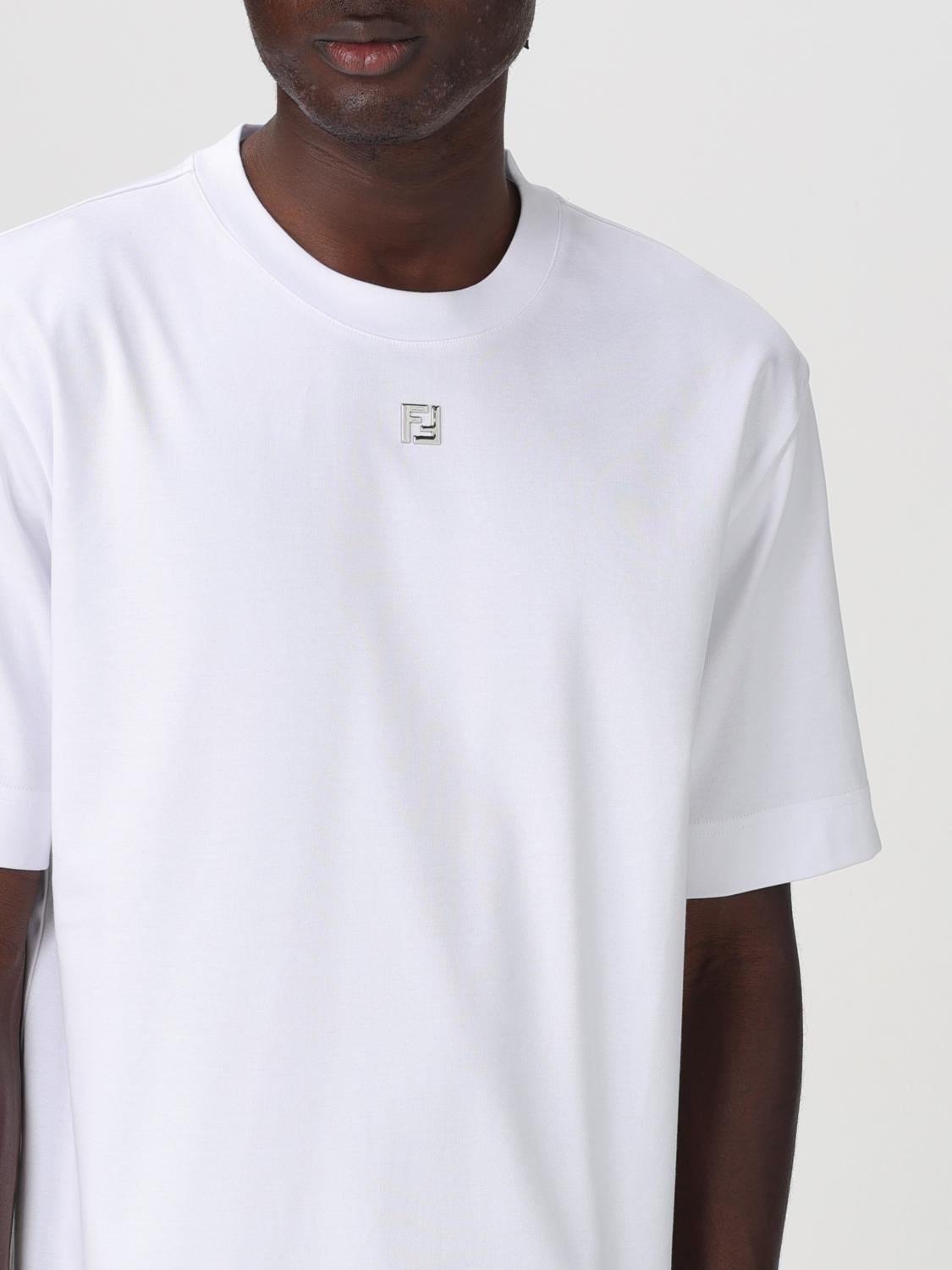 Fendi T-shirt men - White | FY0936 ARYY | GIGLIO.COM