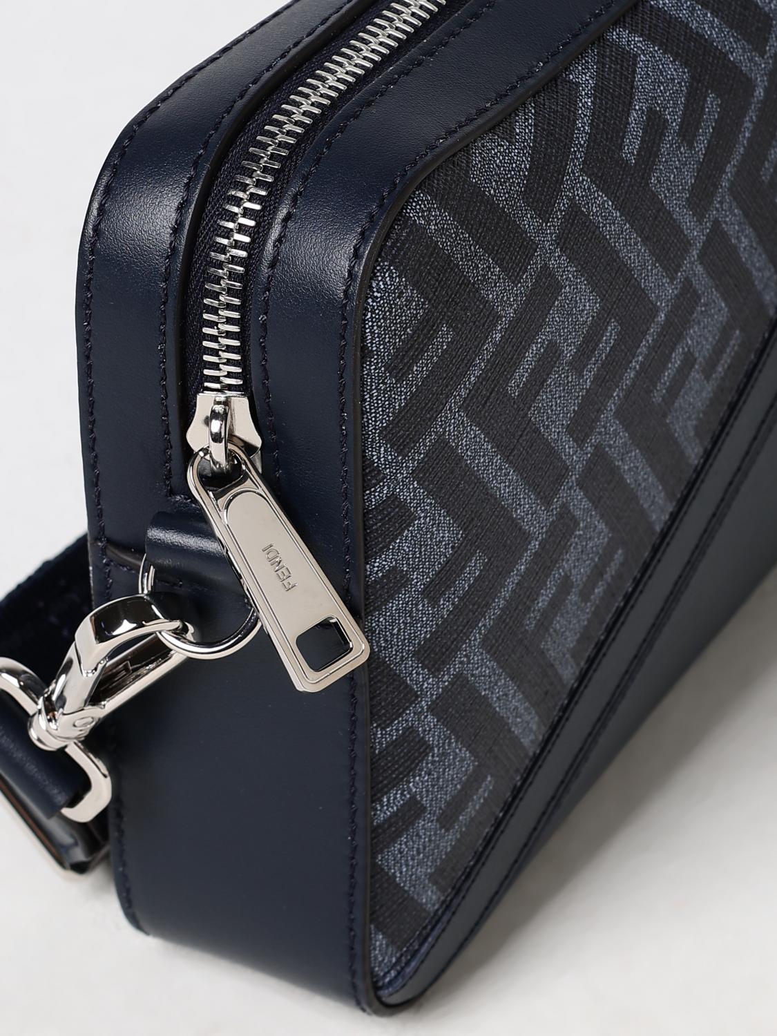 FENDI: Bags men - Blue | Fendi shoulder bag 7M0286ASIC