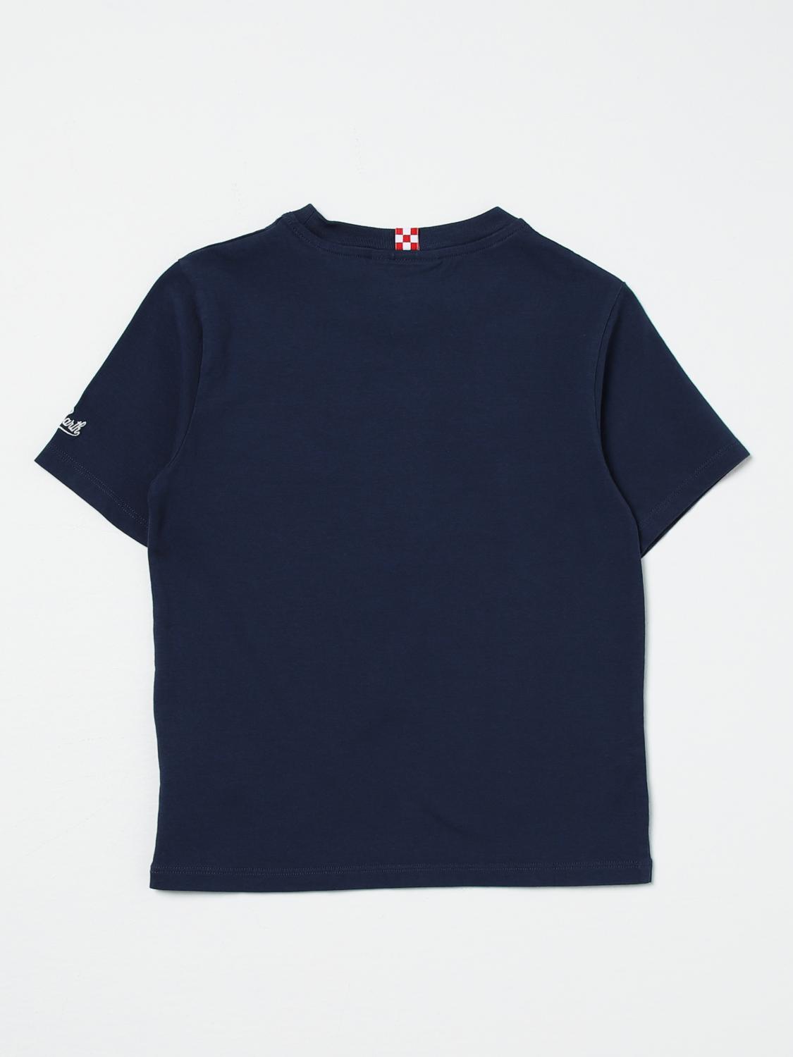 MC2 SAINT BARTH T-SHIRT: T-shirt kids Mc2 Saint Barth, Blue - Img 2