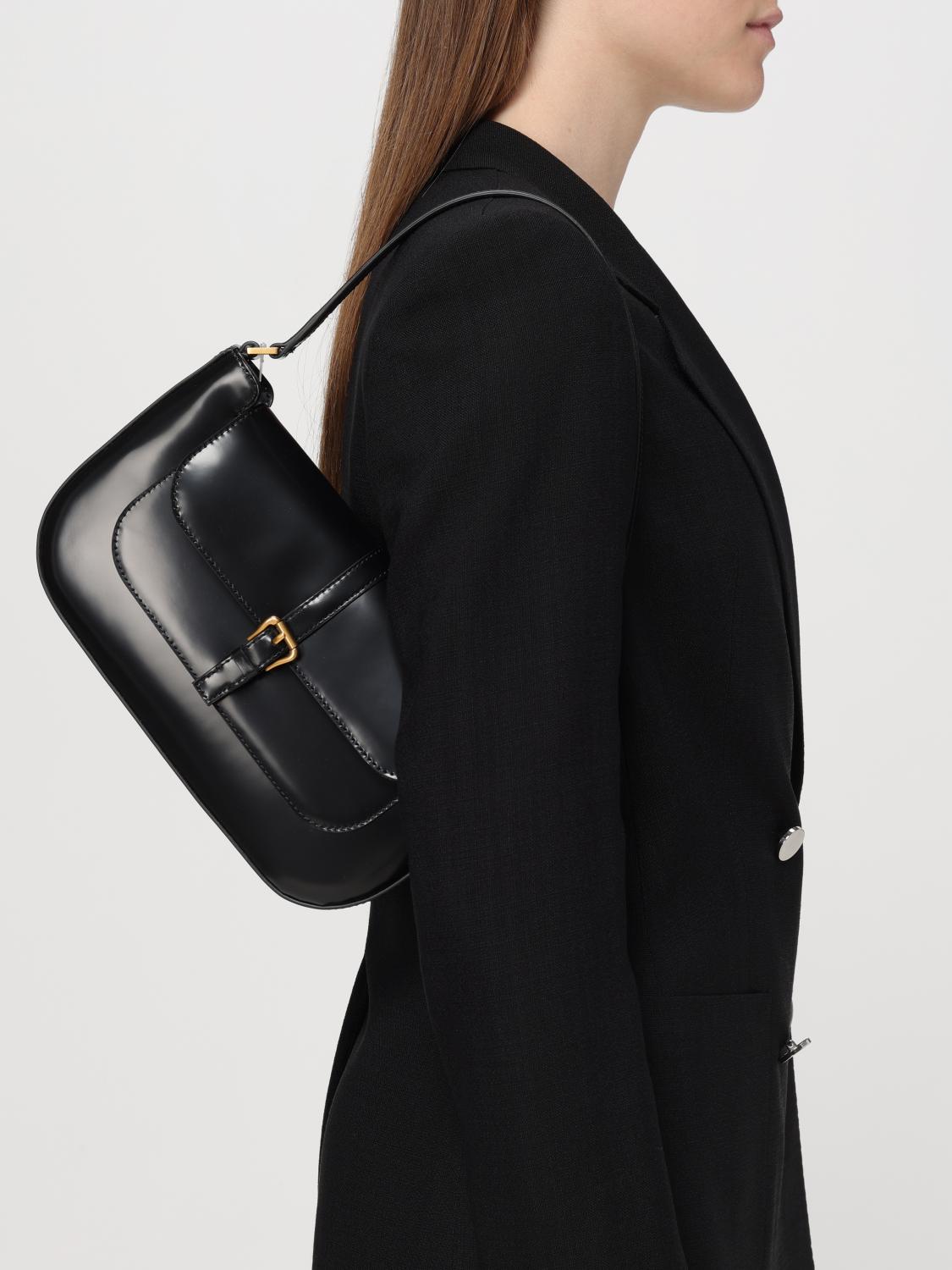BY FAR SCHULTERTASCHE: Schultertasche damen by Far, Schwarz - Img 2