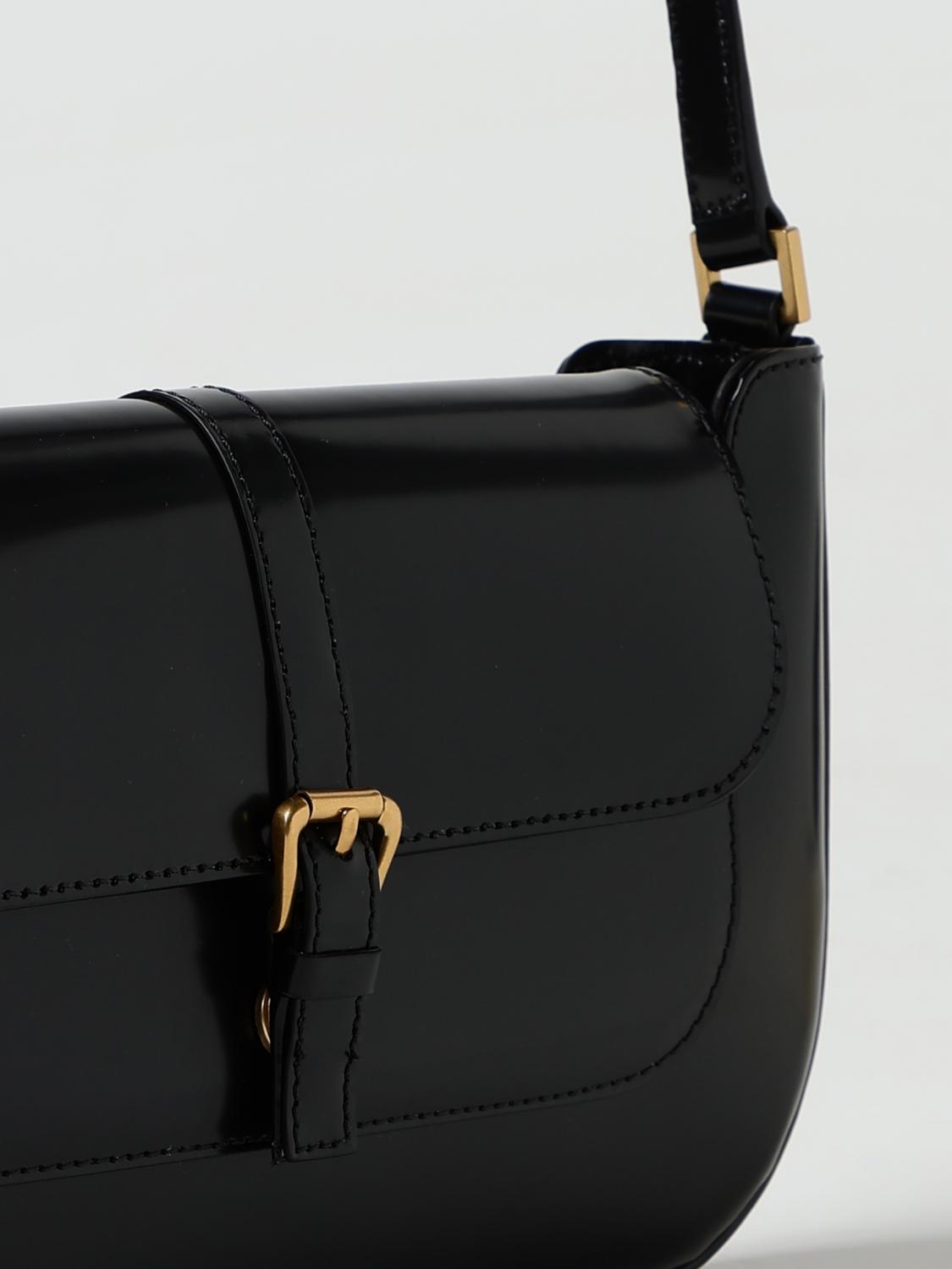 BY FAR SCHULTERTASCHE: Schultertasche damen by Far, Schwarz - Img 4
