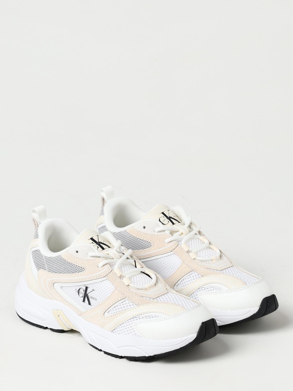 【CK JEAN】 WOMEN’S WHITE KYOTO SNEAKERS YW00891 01W org.jpg