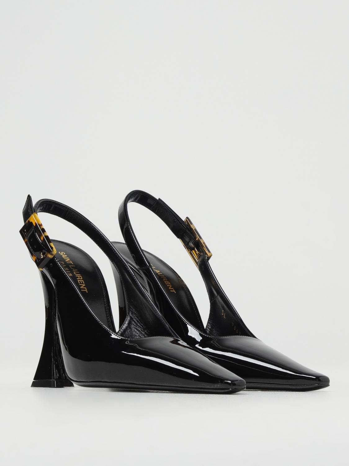 SAINT LAURENT HIGH HEEL SHOES: Shoes woman Saint Laurent, Black - Img 2