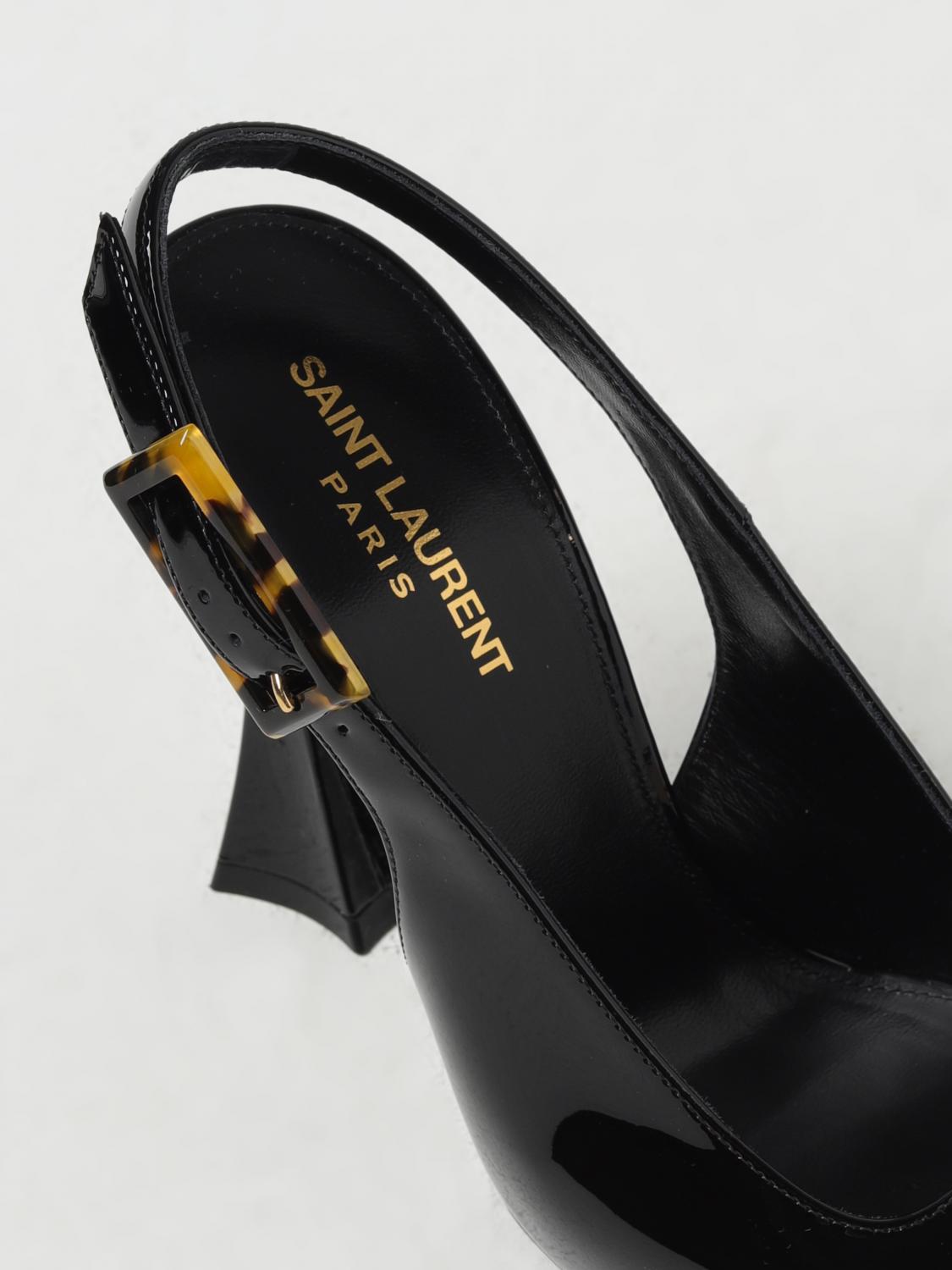 SAINT LAURENT HIGH HEEL SHOES: Shoes woman Saint Laurent, Black - Img 4