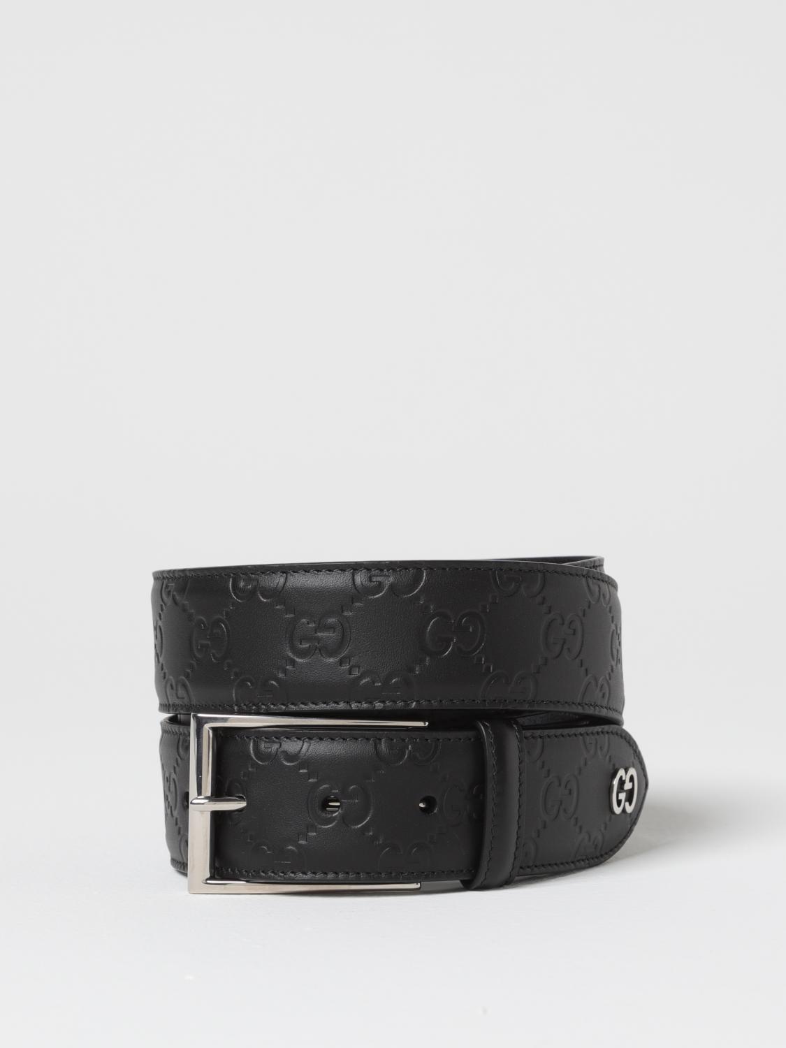 GUCCI ベルト Gucci Logo Buckle Belt | Grey | FARFETCH