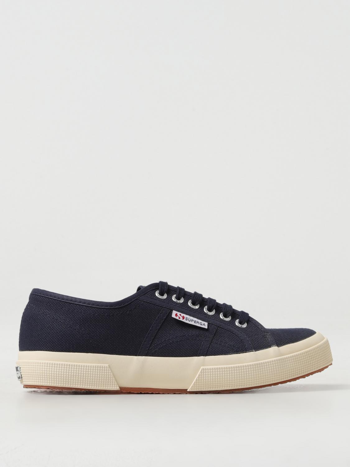 SUPERGA Sneakers 2750 Cotu Classic in canvas Blue Navy Sneakers Superga S000010 online su GIGLIO.COM