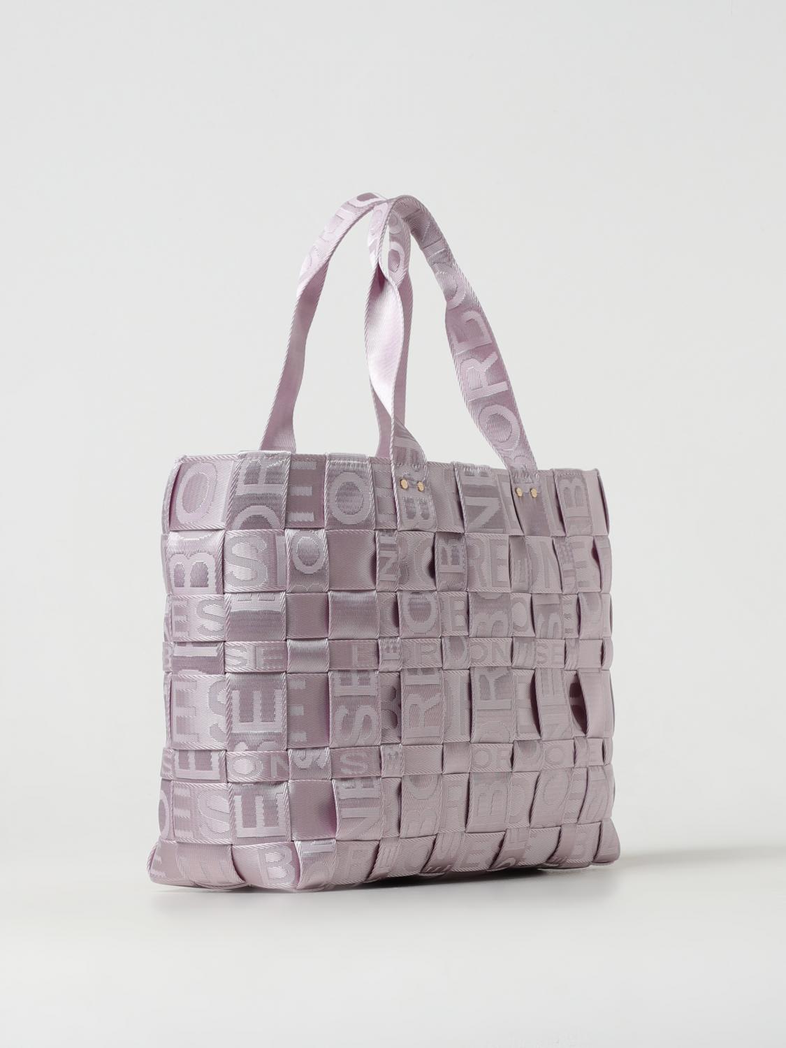 BORBONESE BORSA A SPALLA: Borsa a spalla donna Borbonese, Lilla - Img 2