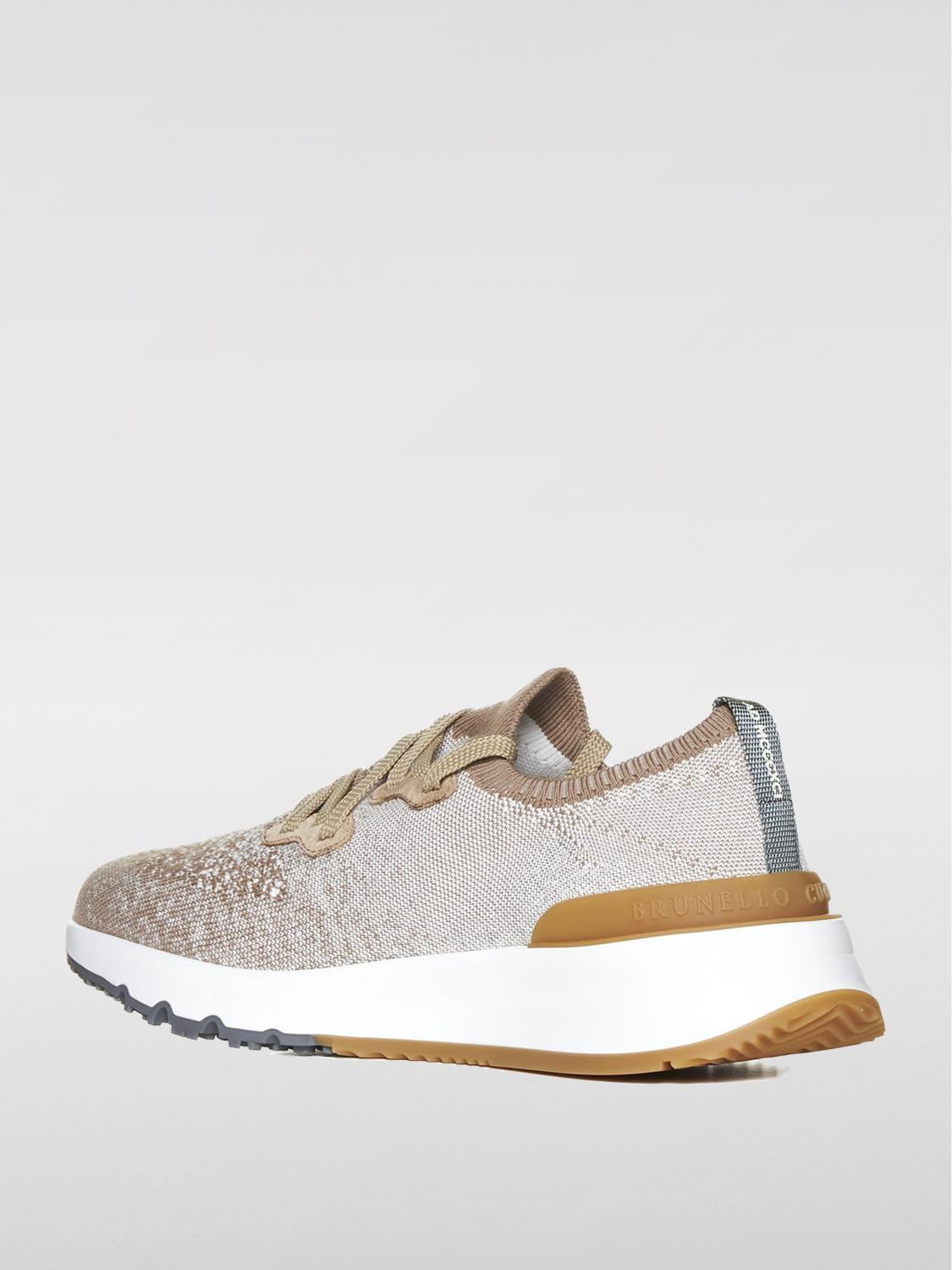 BRUNELLO CUCINELLI SNEAKERS: Sneakers herren Brunello Cucinelli, Beige - Img 3