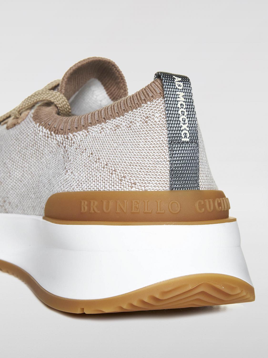 BRUNELLO CUCINELLI SNEAKERS: Sneakers herren Brunello Cucinelli, Beige - Img 4