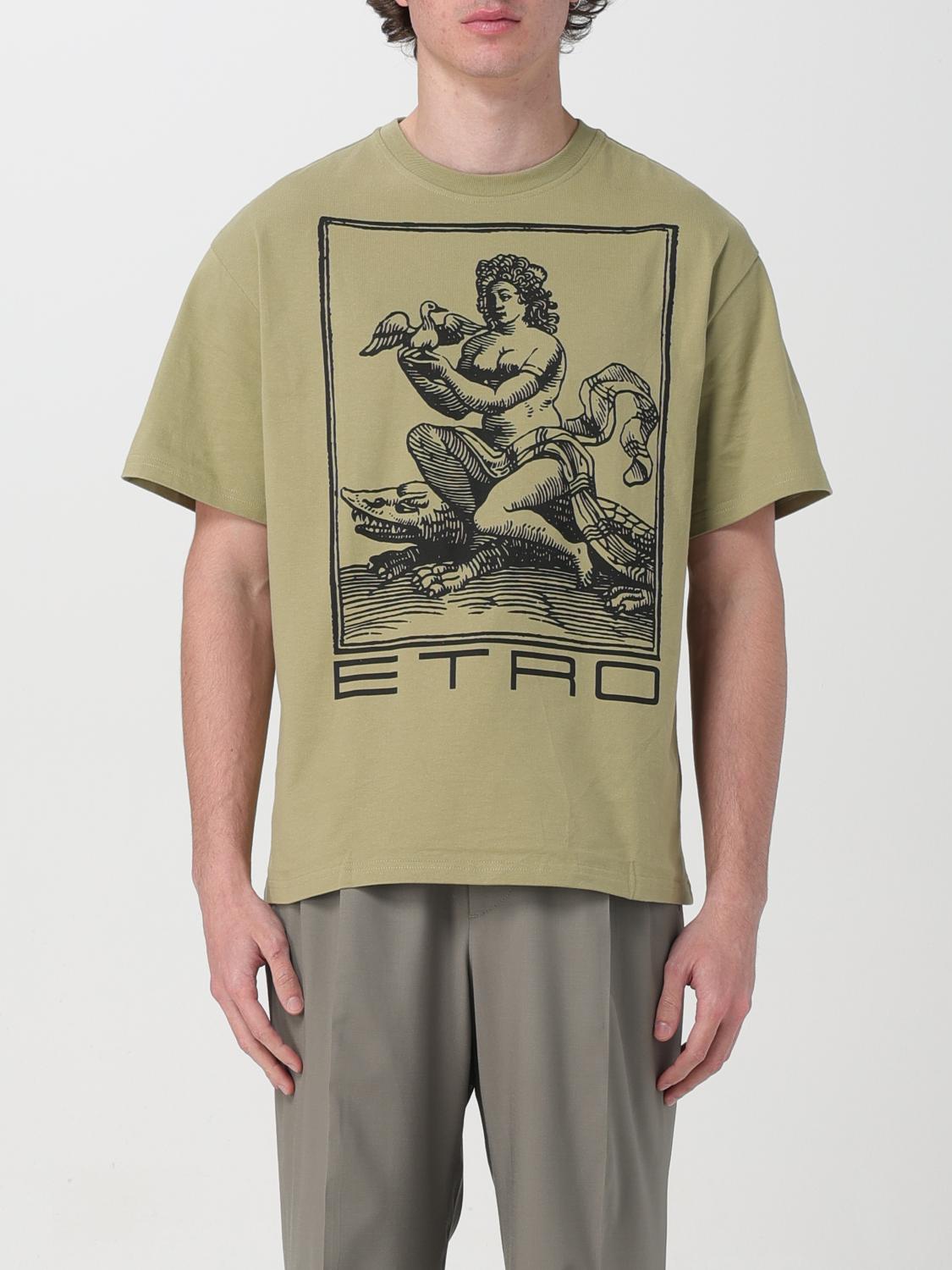 Etro T-shirt men - Green | MRMA0006AJ201 | GIGLIO.COM