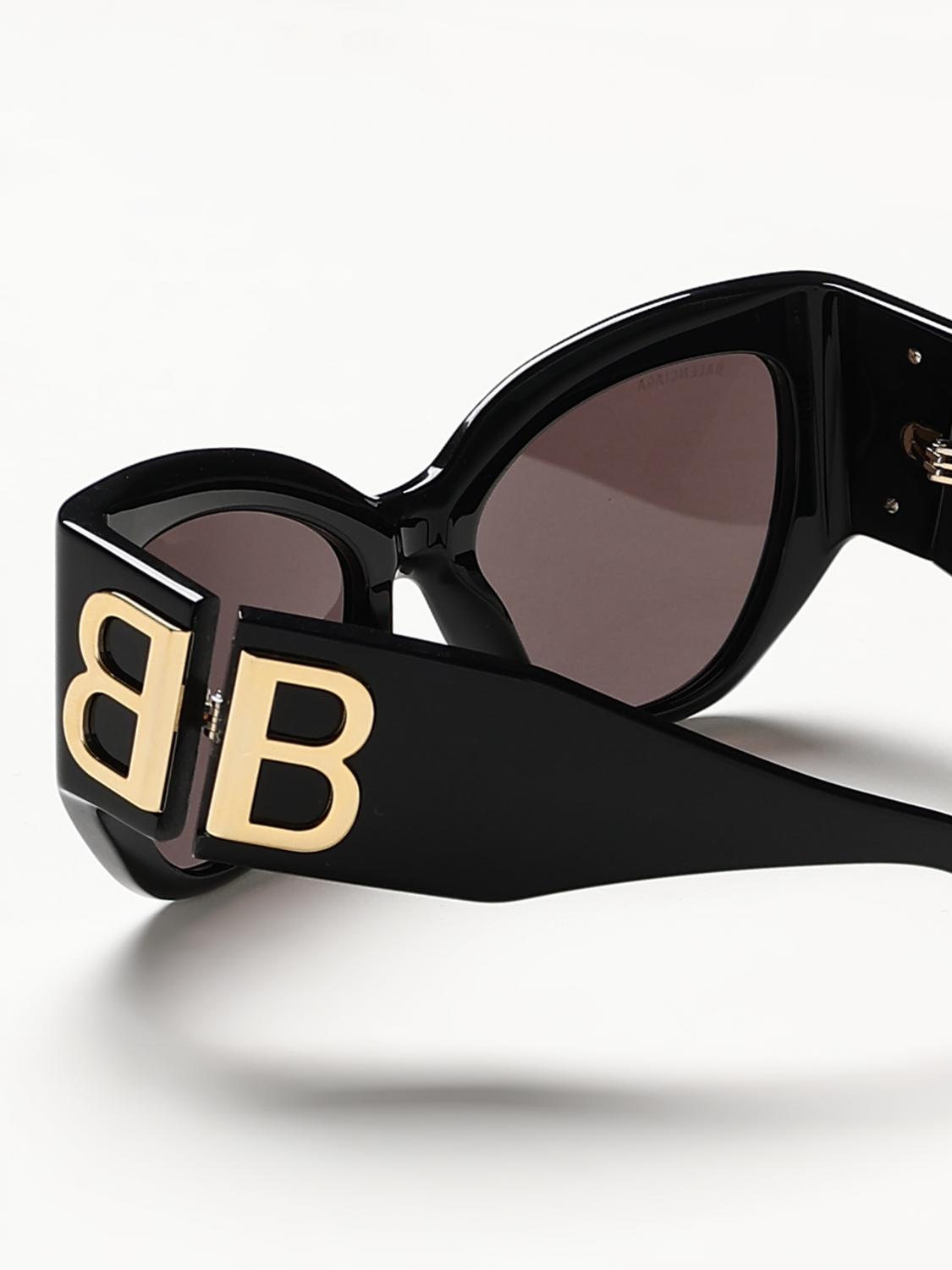 Balenciaga Outlet: Sunglasses woman - Black | 773493T0039 | GIGLIO.COM