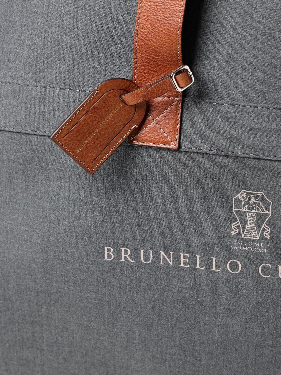 Brunello Cucinelli Bags men - Grey | MWN4ZU390 | GIGLIO.COM