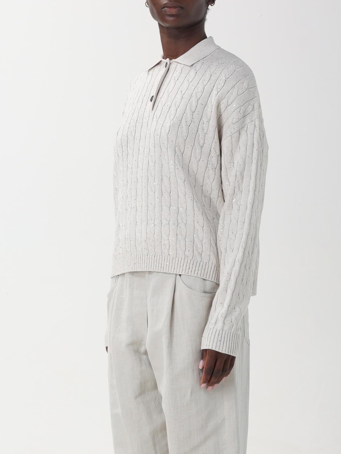 BRUNELLO CUCINELLI カシミヤセーター アイボリー Brunello Cucinelli Sweater woman - Ivory | MDV797405 | GIGLIO.COM